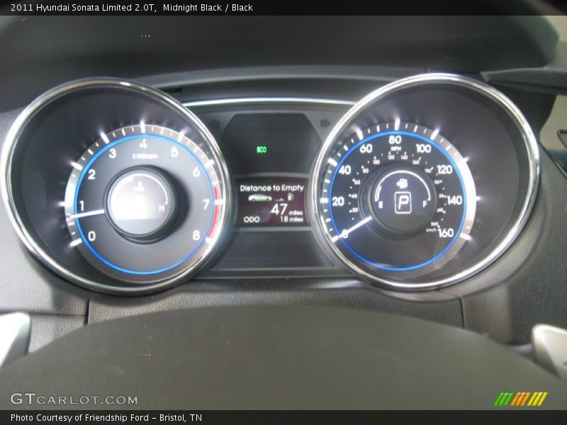 Midnight Black / Black 2011 Hyundai Sonata Limited 2.0T