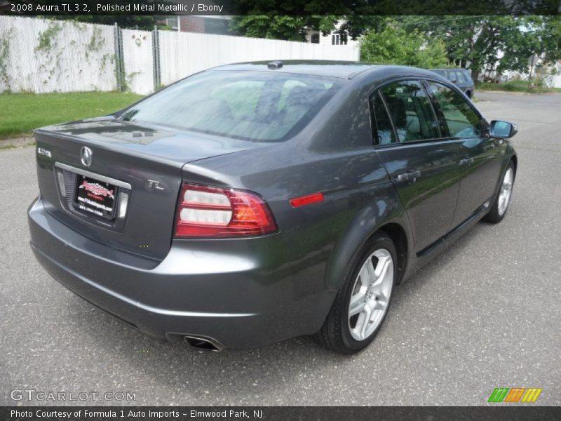 Polished Metal Metallic / Ebony 2008 Acura TL 3.2
