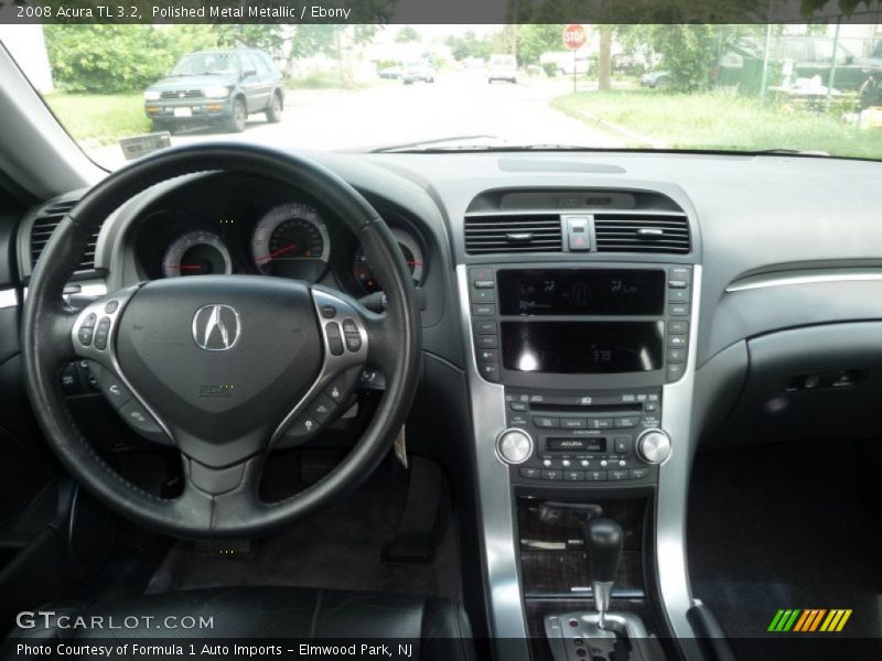 Polished Metal Metallic / Ebony 2008 Acura TL 3.2