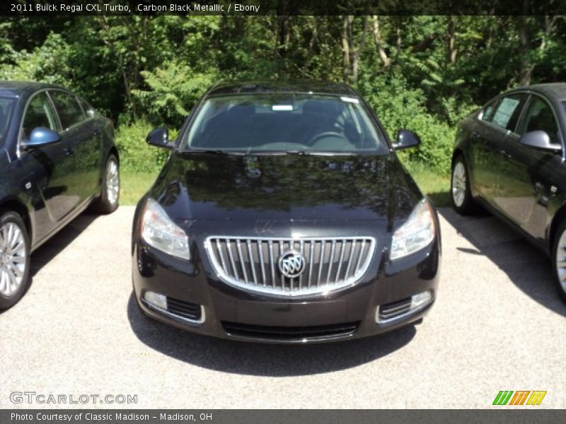 Carbon Black Metallic / Ebony 2011 Buick Regal CXL Turbo