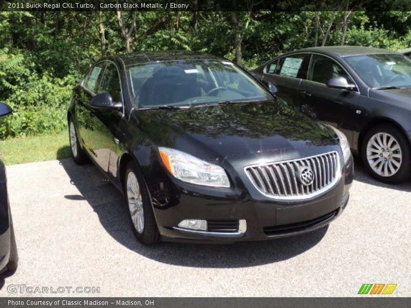 Carbon Black Metallic / Ebony 2011 Buick Regal CXL Turbo
