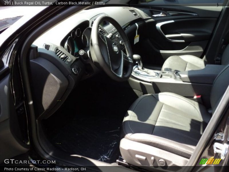 Carbon Black Metallic / Ebony 2011 Buick Regal CXL Turbo