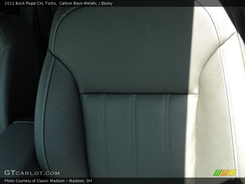 Carbon Black Metallic / Ebony 2011 Buick Regal CXL Turbo