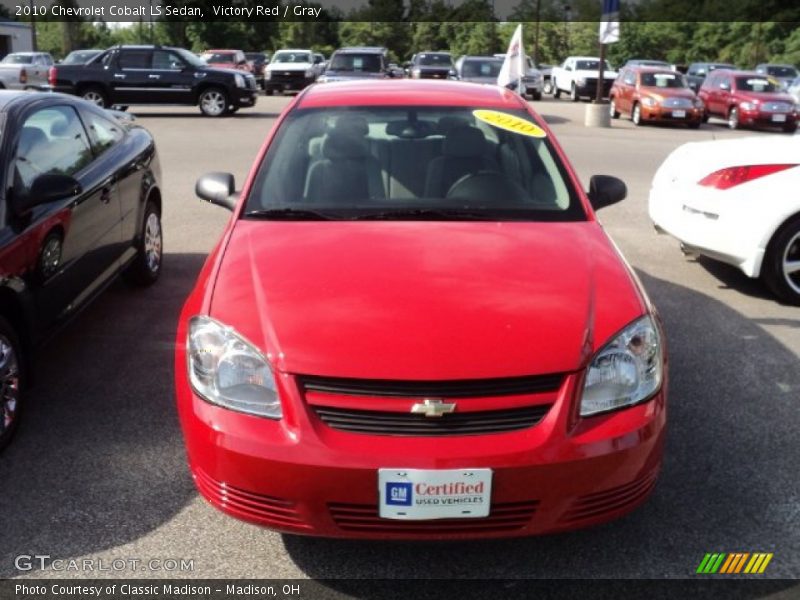 Victory Red / Gray 2010 Chevrolet Cobalt LS Sedan