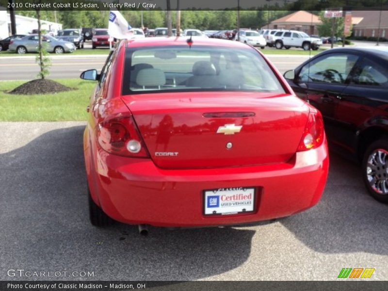 Victory Red / Gray 2010 Chevrolet Cobalt LS Sedan
