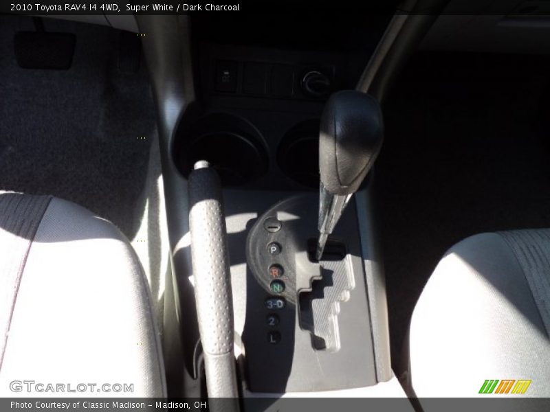 Super White / Dark Charcoal 2010 Toyota RAV4 I4 4WD