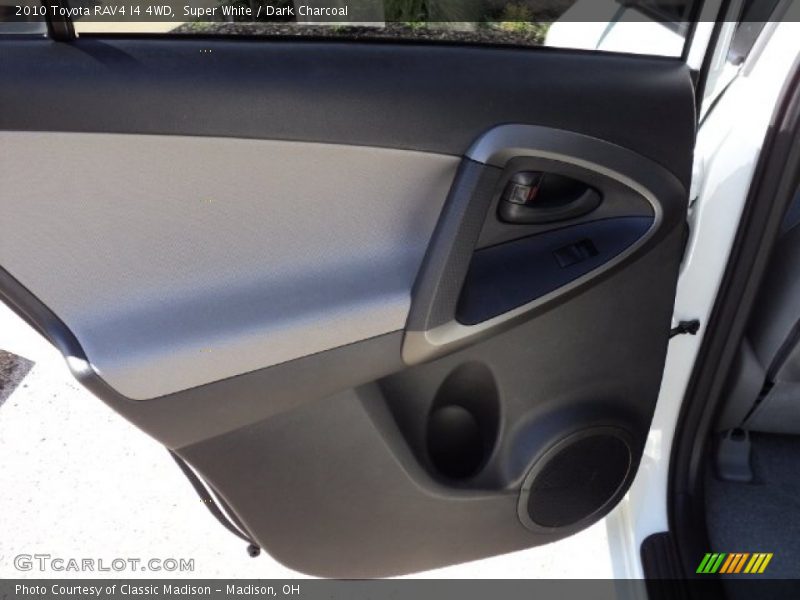 Super White / Dark Charcoal 2010 Toyota RAV4 I4 4WD