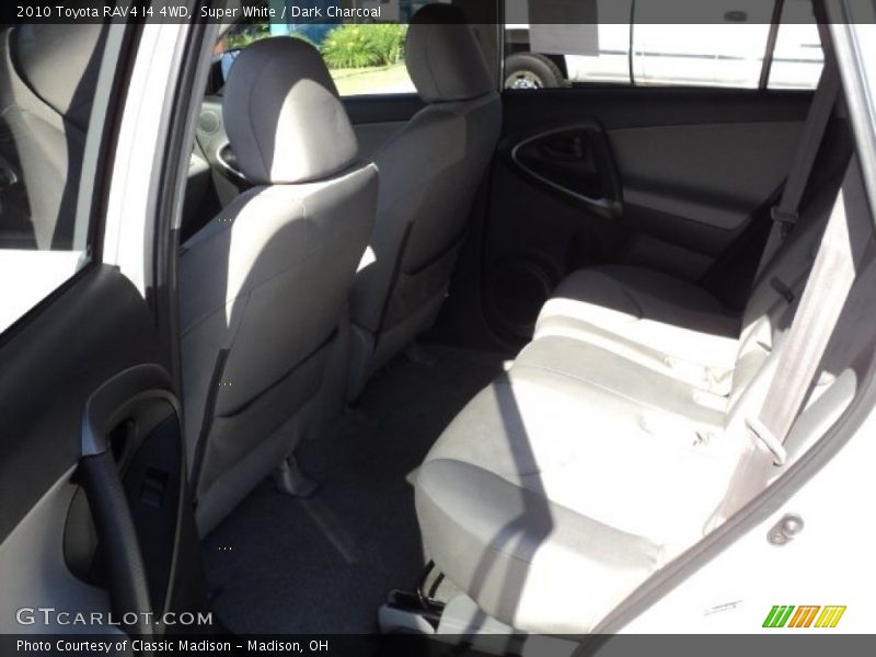 Super White / Dark Charcoal 2010 Toyota RAV4 I4 4WD