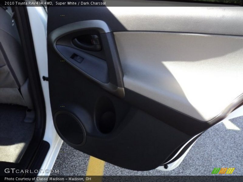 Super White / Dark Charcoal 2010 Toyota RAV4 I4 4WD