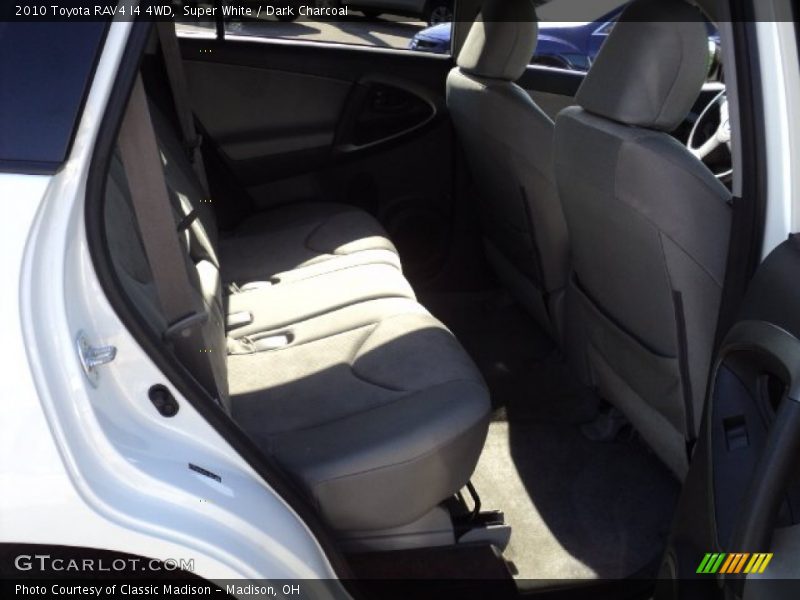 Super White / Dark Charcoal 2010 Toyota RAV4 I4 4WD