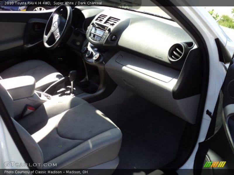 Super White / Dark Charcoal 2010 Toyota RAV4 I4 4WD