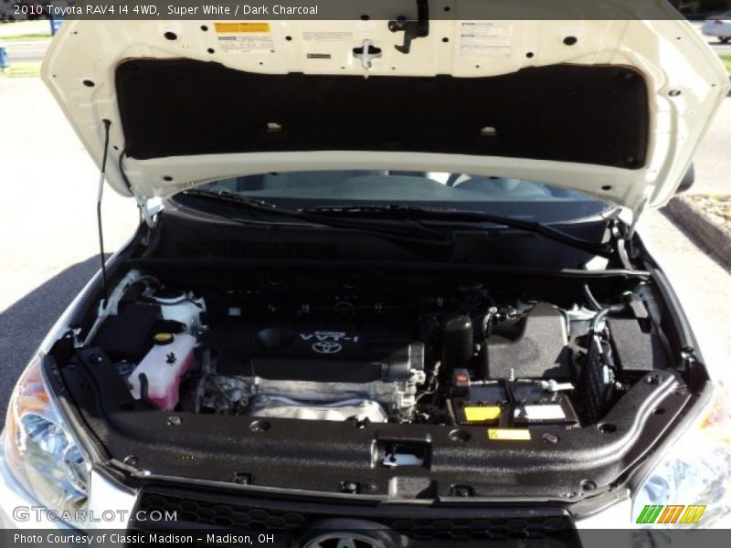 Super White / Dark Charcoal 2010 Toyota RAV4 I4 4WD