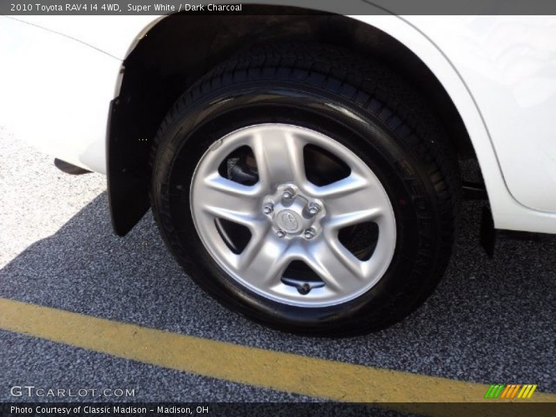 Super White / Dark Charcoal 2010 Toyota RAV4 I4 4WD