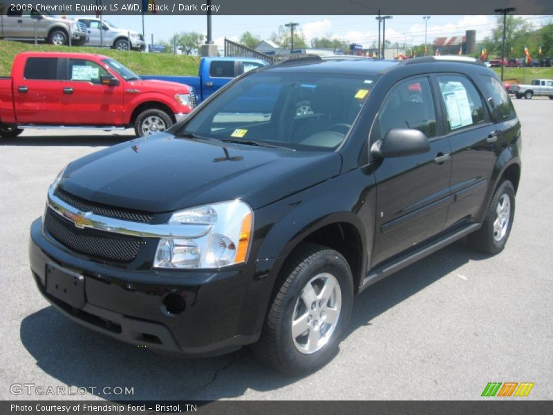 Black / Dark Gray 2008 Chevrolet Equinox LS AWD
