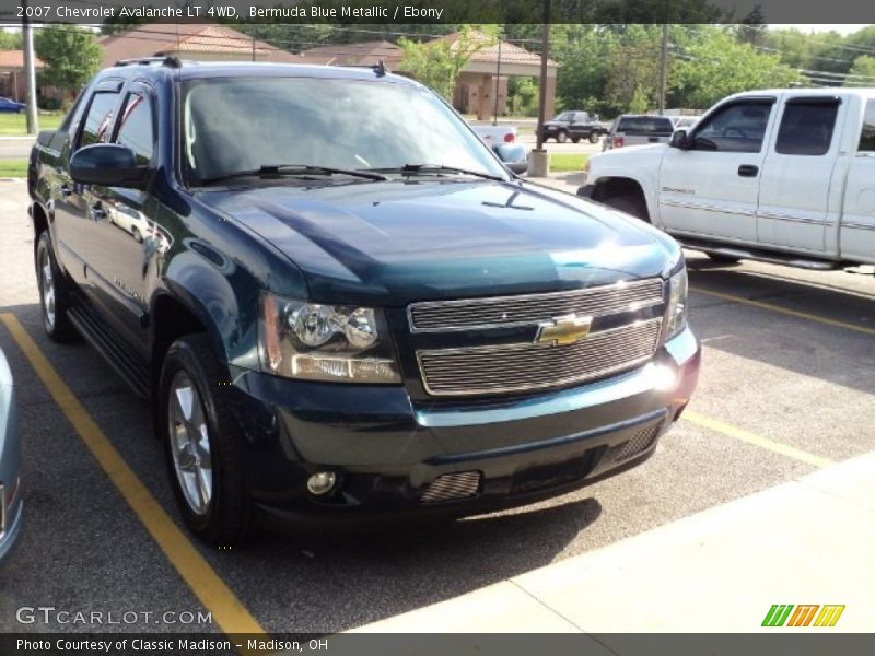 Bermuda Blue Metallic / Ebony 2007 Chevrolet Avalanche LT 4WD