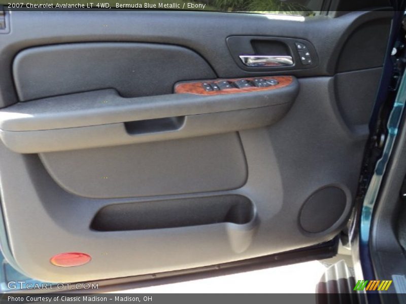 Bermuda Blue Metallic / Ebony 2007 Chevrolet Avalanche LT 4WD