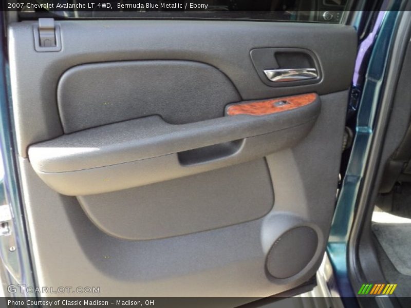 Bermuda Blue Metallic / Ebony 2007 Chevrolet Avalanche LT 4WD