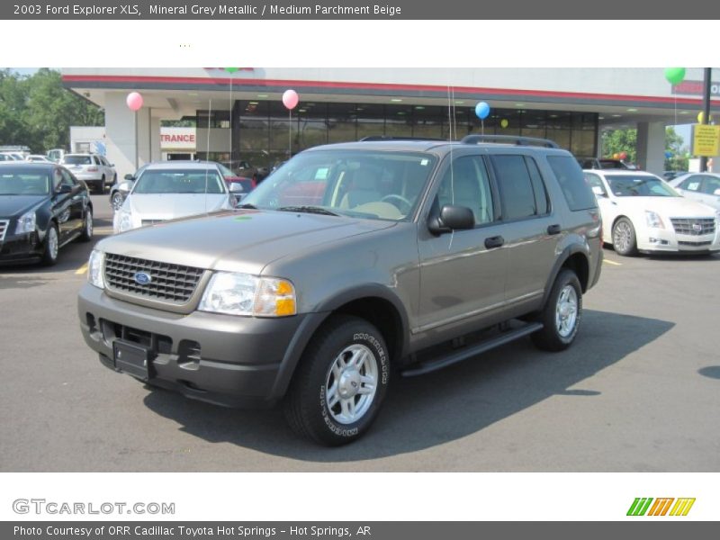 Mineral Grey Metallic / Medium Parchment Beige 2003 Ford Explorer XLS