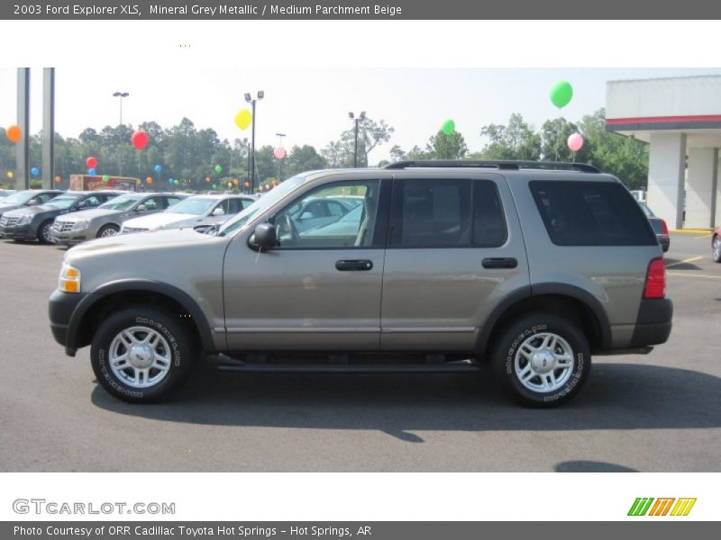 Mineral Grey Metallic / Medium Parchment Beige 2003 Ford Explorer XLS