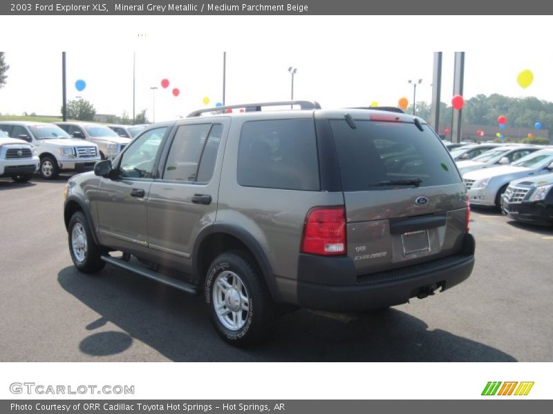 Mineral Grey Metallic / Medium Parchment Beige 2003 Ford Explorer XLS