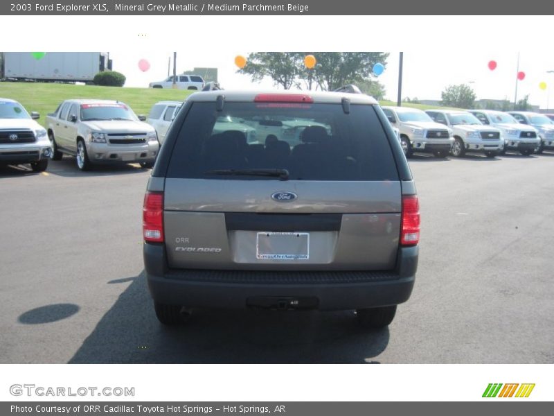 Mineral Grey Metallic / Medium Parchment Beige 2003 Ford Explorer XLS