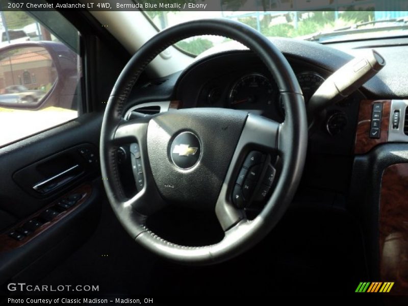 Bermuda Blue Metallic / Ebony 2007 Chevrolet Avalanche LT 4WD