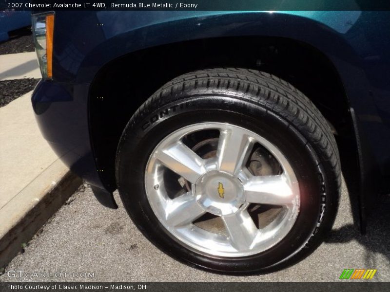 Bermuda Blue Metallic / Ebony 2007 Chevrolet Avalanche LT 4WD