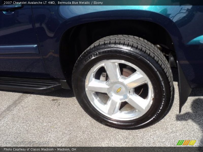 Bermuda Blue Metallic / Ebony 2007 Chevrolet Avalanche LT 4WD