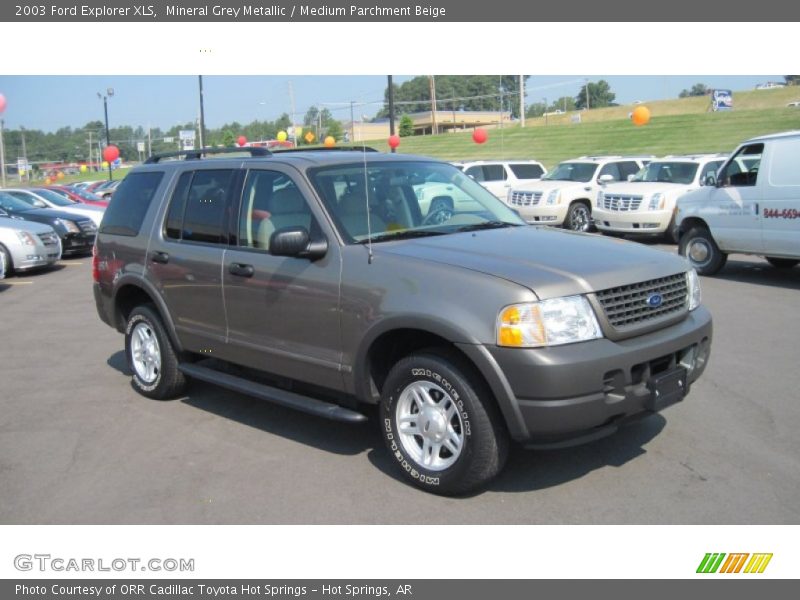 Mineral Grey Metallic / Medium Parchment Beige 2003 Ford Explorer XLS