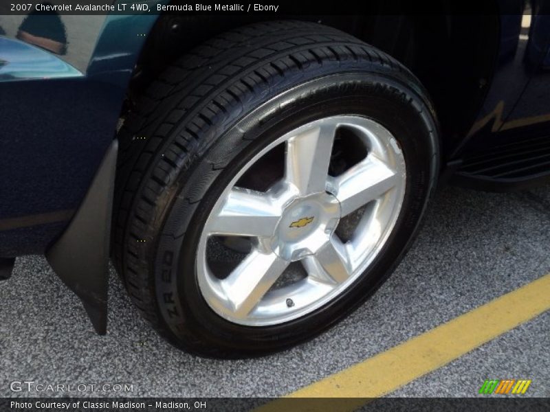 Bermuda Blue Metallic / Ebony 2007 Chevrolet Avalanche LT 4WD