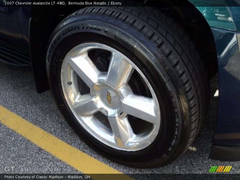 Bermuda Blue Metallic / Ebony 2007 Chevrolet Avalanche LT 4WD