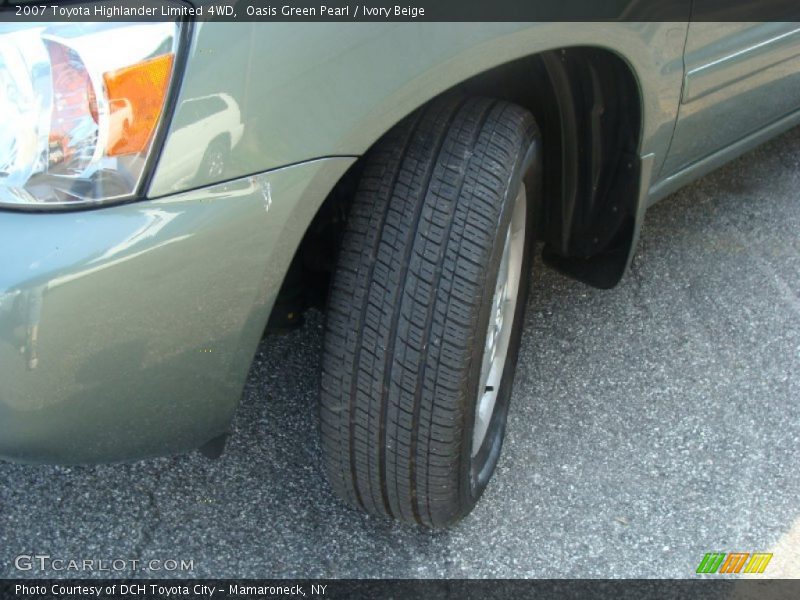 Oasis Green Pearl / Ivory Beige 2007 Toyota Highlander Limited 4WD