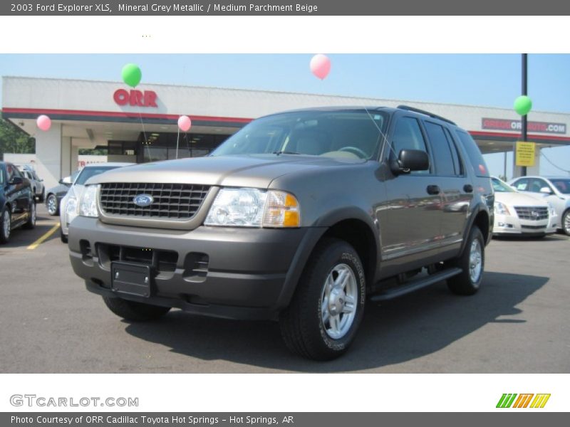 Mineral Grey Metallic / Medium Parchment Beige 2003 Ford Explorer XLS