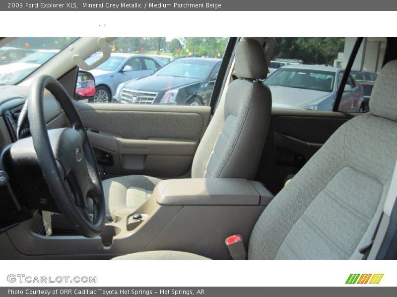 Mineral Grey Metallic / Medium Parchment Beige 2003 Ford Explorer XLS