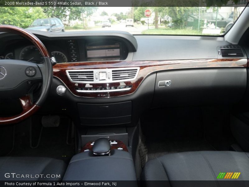 Black / Black 2008 Mercedes-Benz S 550 4Matic Sedan