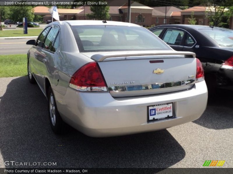 Silverstone Metallic / Ebony Black 2008 Chevrolet Impala LT