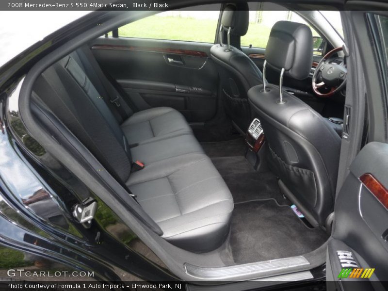 Black / Black 2008 Mercedes-Benz S 550 4Matic Sedan