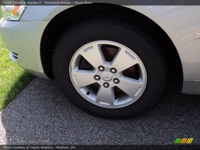 Silverstone Metallic / Ebony Black 2008 Chevrolet Impala LT