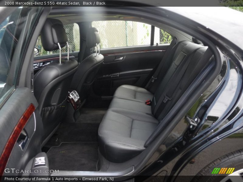 Black / Black 2008 Mercedes-Benz S 550 4Matic Sedan