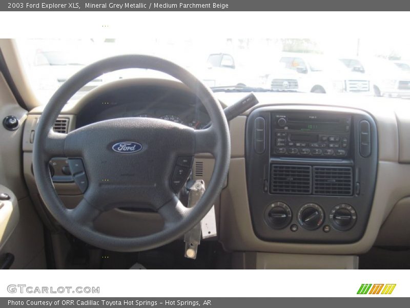 Mineral Grey Metallic / Medium Parchment Beige 2003 Ford Explorer XLS