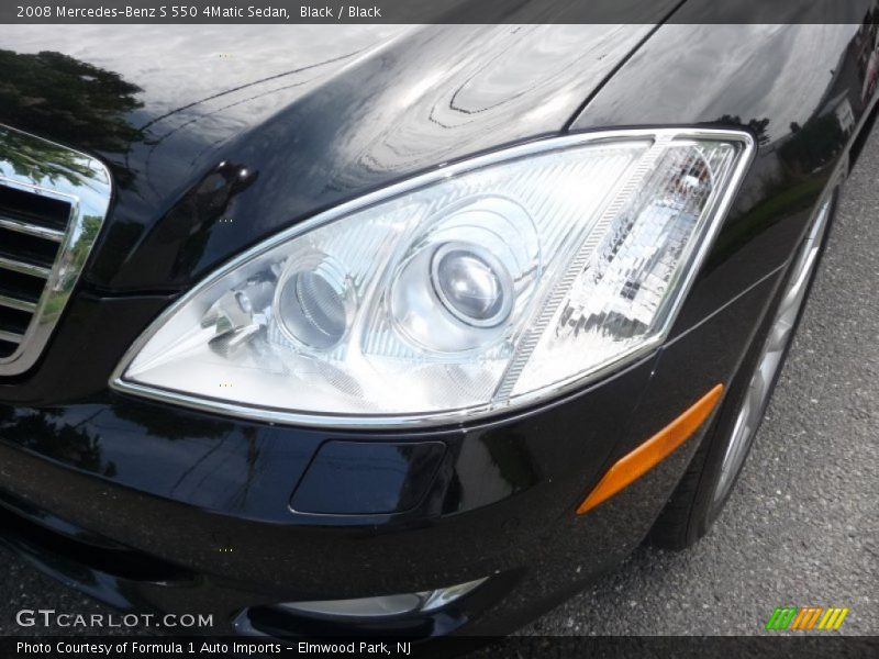 Black / Black 2008 Mercedes-Benz S 550 4Matic Sedan