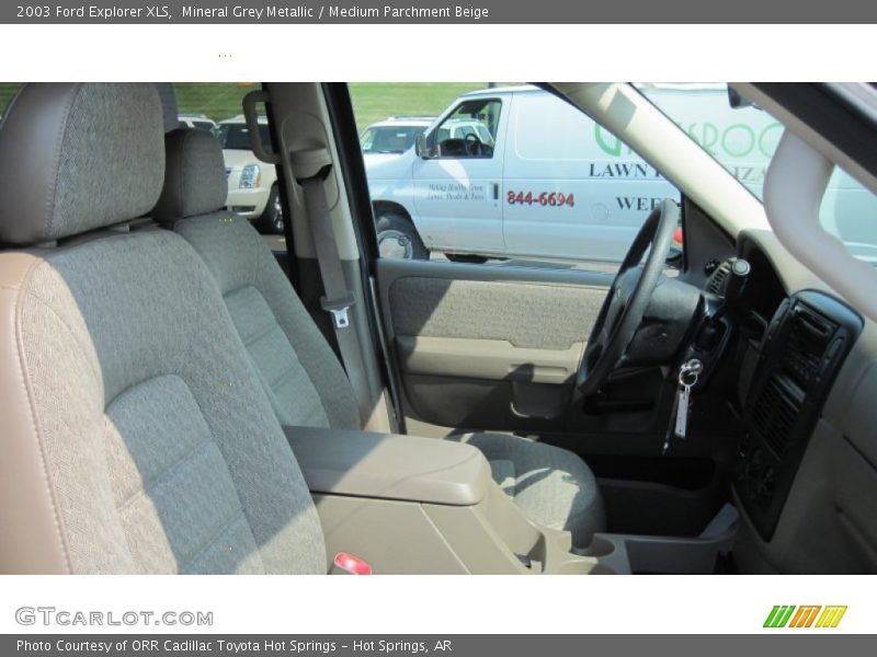 Mineral Grey Metallic / Medium Parchment Beige 2003 Ford Explorer XLS