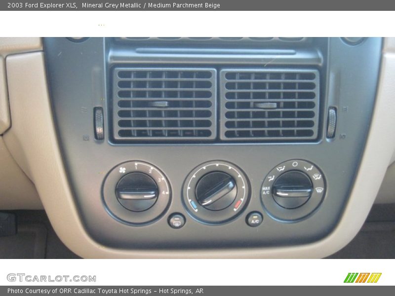 Mineral Grey Metallic / Medium Parchment Beige 2003 Ford Explorer XLS
