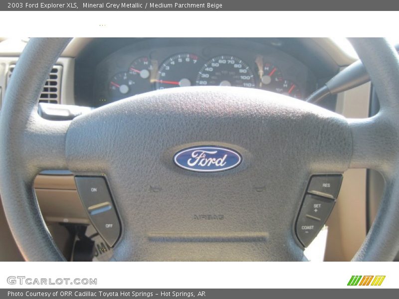 Mineral Grey Metallic / Medium Parchment Beige 2003 Ford Explorer XLS