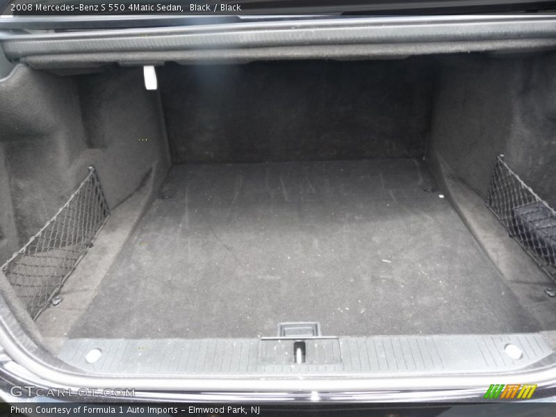 Black / Black 2008 Mercedes-Benz S 550 4Matic Sedan