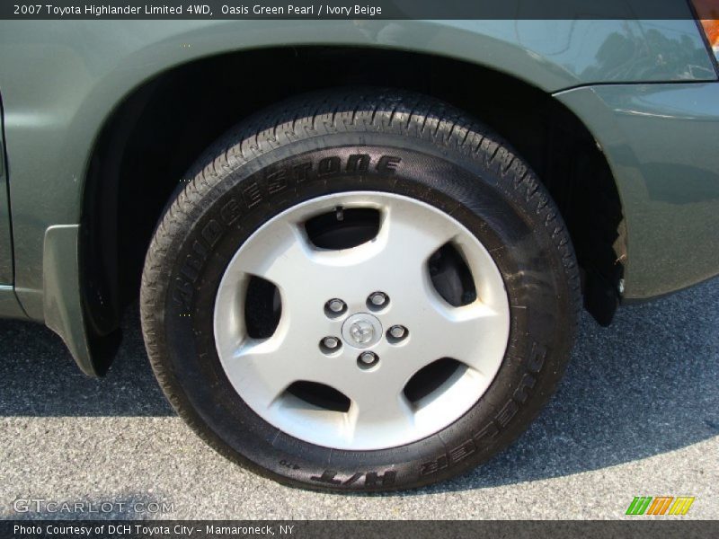 Oasis Green Pearl / Ivory Beige 2007 Toyota Highlander Limited 4WD