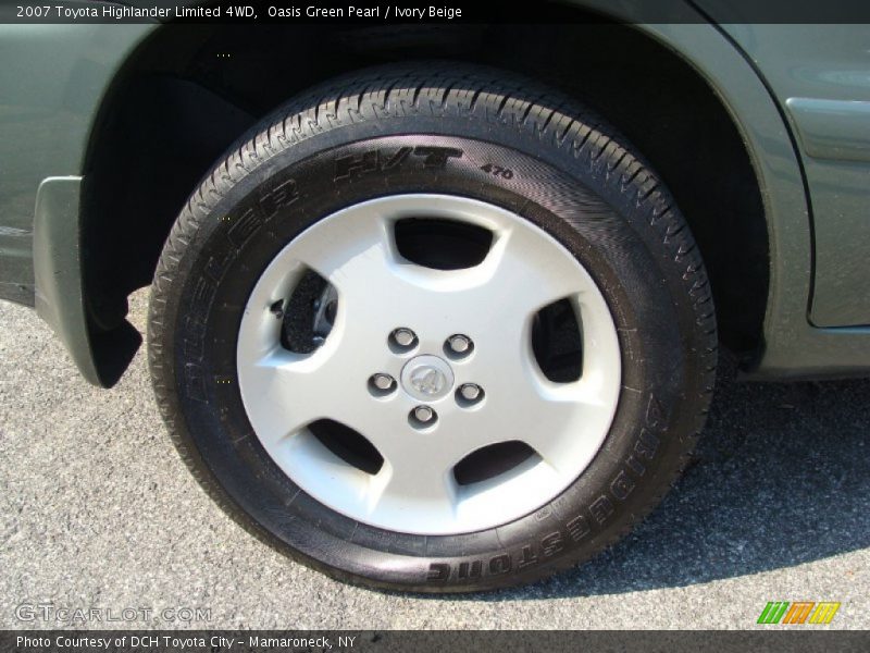 Oasis Green Pearl / Ivory Beige 2007 Toyota Highlander Limited 4WD