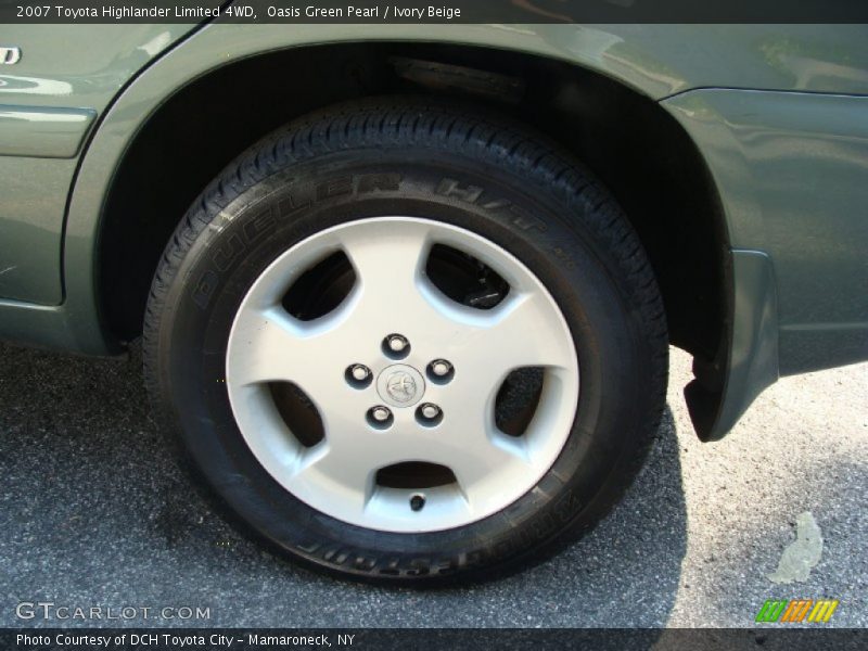 Oasis Green Pearl / Ivory Beige 2007 Toyota Highlander Limited 4WD