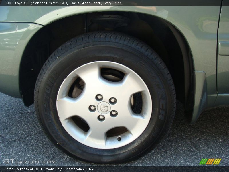 Oasis Green Pearl / Ivory Beige 2007 Toyota Highlander Limited 4WD