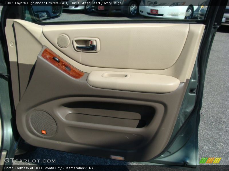 Oasis Green Pearl / Ivory Beige 2007 Toyota Highlander Limited 4WD